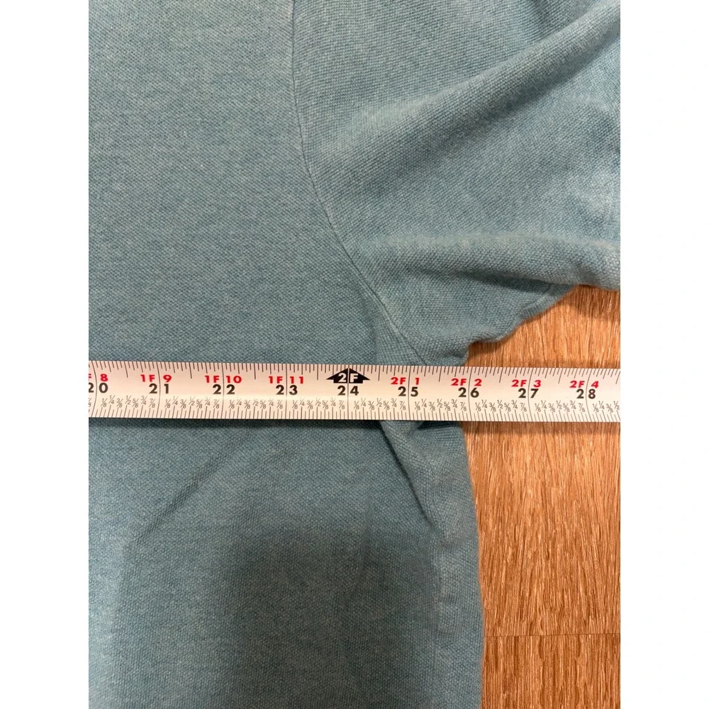 Polo Ralph Lauren Mens 2XB Light Blue Short Sleeve Pique Polo Shirt Yellow Pony